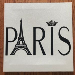Paris Glitter Wall Canvas
